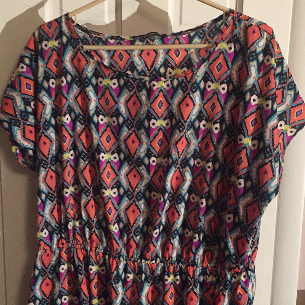 Indulge Multicolored High/Low Dress - Picture 2 of 8
